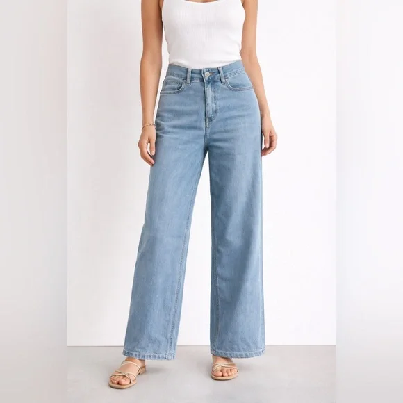 High Rise Wide Leg Denim | Mezclilla Chic - Picture 1 of 14